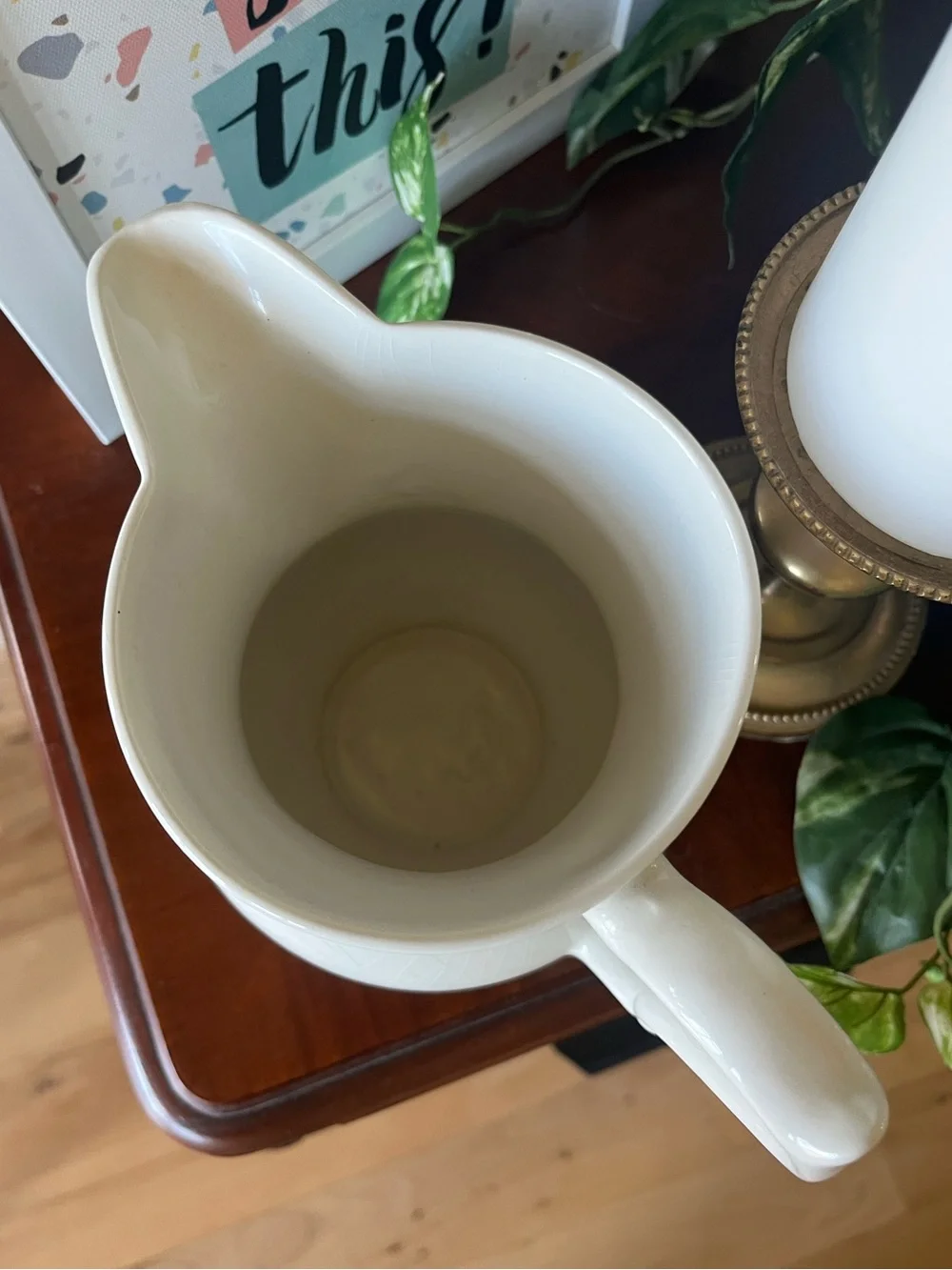 Cuthbertson Antique Classic White Pitcher